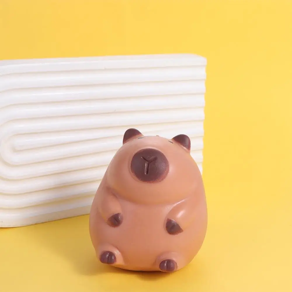 Cartoon Animal Capybara Squeeze Toy Soft Funny Capybara Slow Rebound Toy Novelty Creative Simulation Capybara Decoration