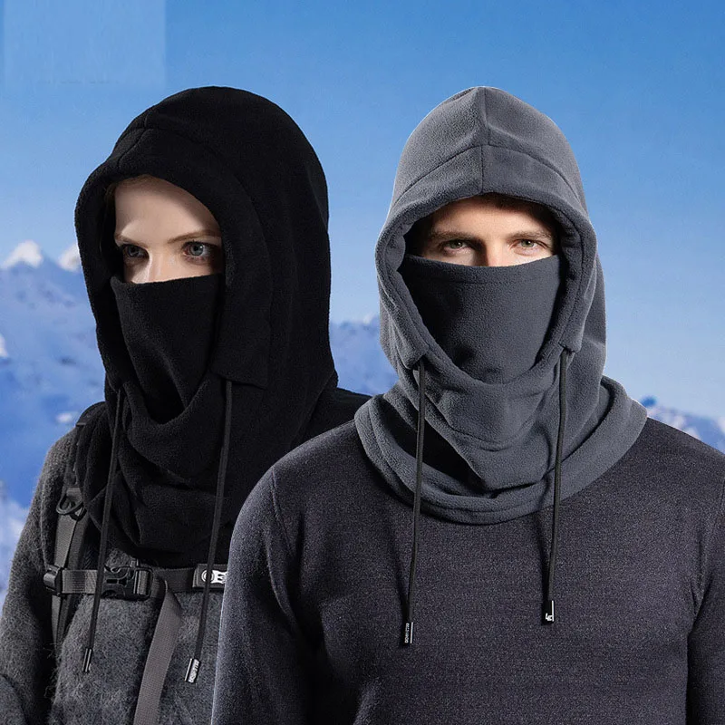 Balaclava Mask Motorcycle Thermal Winter Full Face Skull Mask Cover Warmer Windproof Breathable Ski Mask Outdoor Cycling Sports
