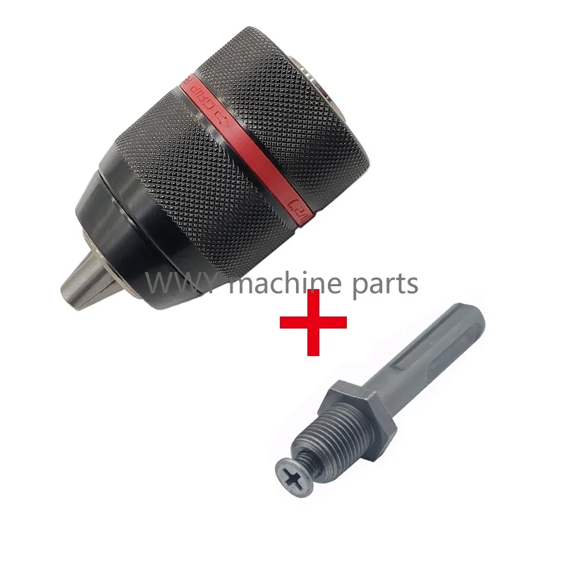 Metal Heavy Duty 1/2-20UNF 13mm Keyless Drill Chuck Hex Shank/SDS/Socket Square Female Adaptor Hardware Tool Professional