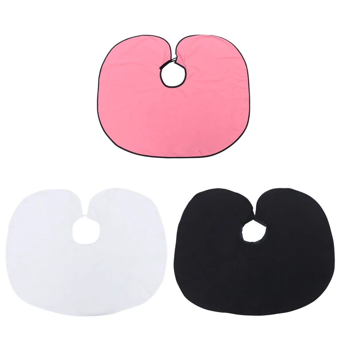 

Водонепроницаемый парикмахерский пеньюар из ткани Wai, черный, унисекс, регулируемый, для стрижки волос, профессиональный фартук для салонов красоты