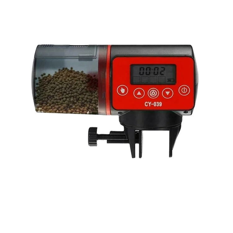 

CY-039 200ML LCD Dry Battery Automatic Fish Feeder On Vocation Or Holidays