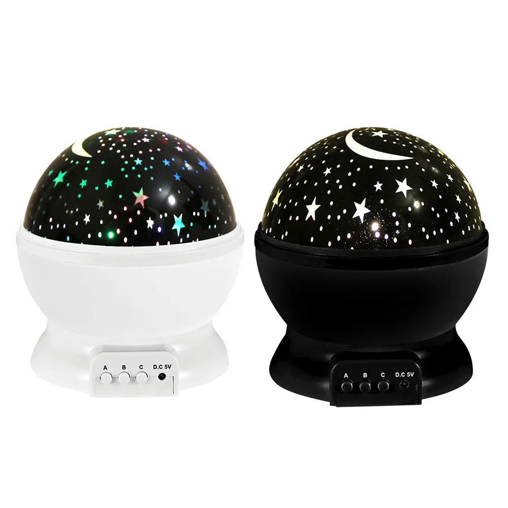 Night Lamp Projector Starry Sky Night Light Projector Lamp Decor Rotating Starry Nursery Moon Galaxy Projector Table Light