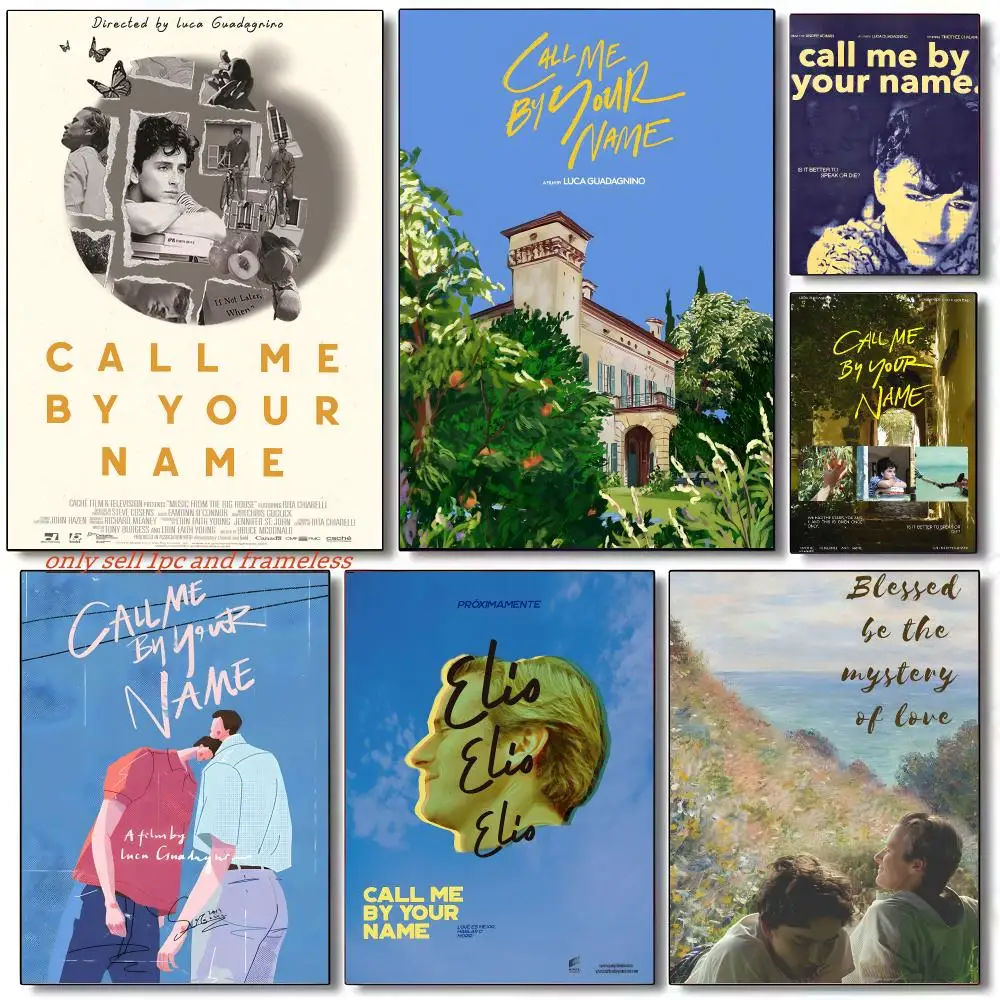 Homosexuality Movies C-Call Me by Your Name 2 Poster Wall art poster paintings are suitable for clubs living rooms bedroom