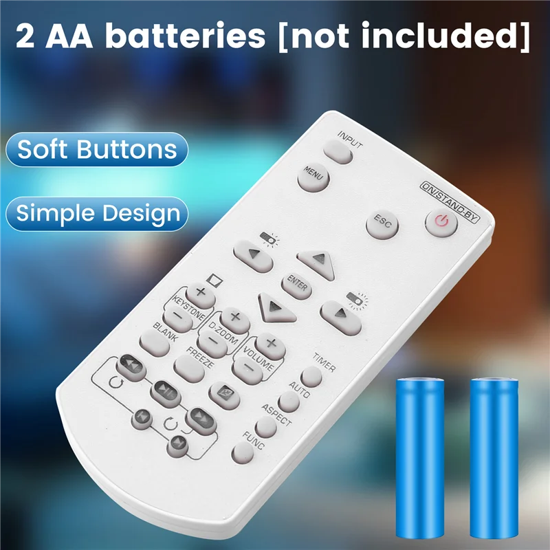 【جديد】جهاز تحكم عن بعد لجهاز عرض كاسيو YT-141 XJ-A142 XJ-A147 XJ-A242 XJ-A247 جهاز تحكم عن بعد بديل