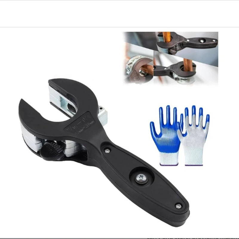 Tube Cutter Suitable for DIYer Projects and Professional Pipe Cutting Tasks Plumbing And Electrical Projects with Gloves 37JD