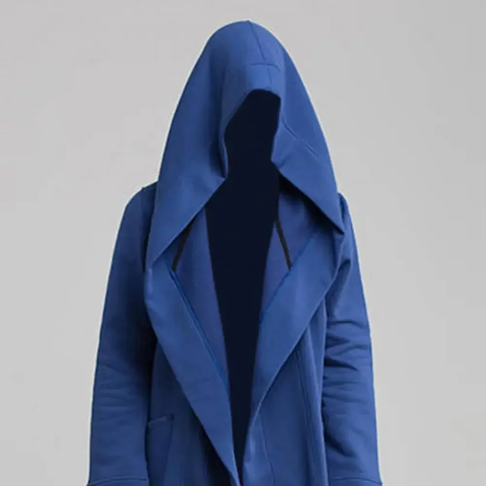 

Мужской длинный кардиган-пальто на осень-зиму, новый стиль, повседневный свободный крой, китайский бренд, худи-ветровка, верхняя одежда