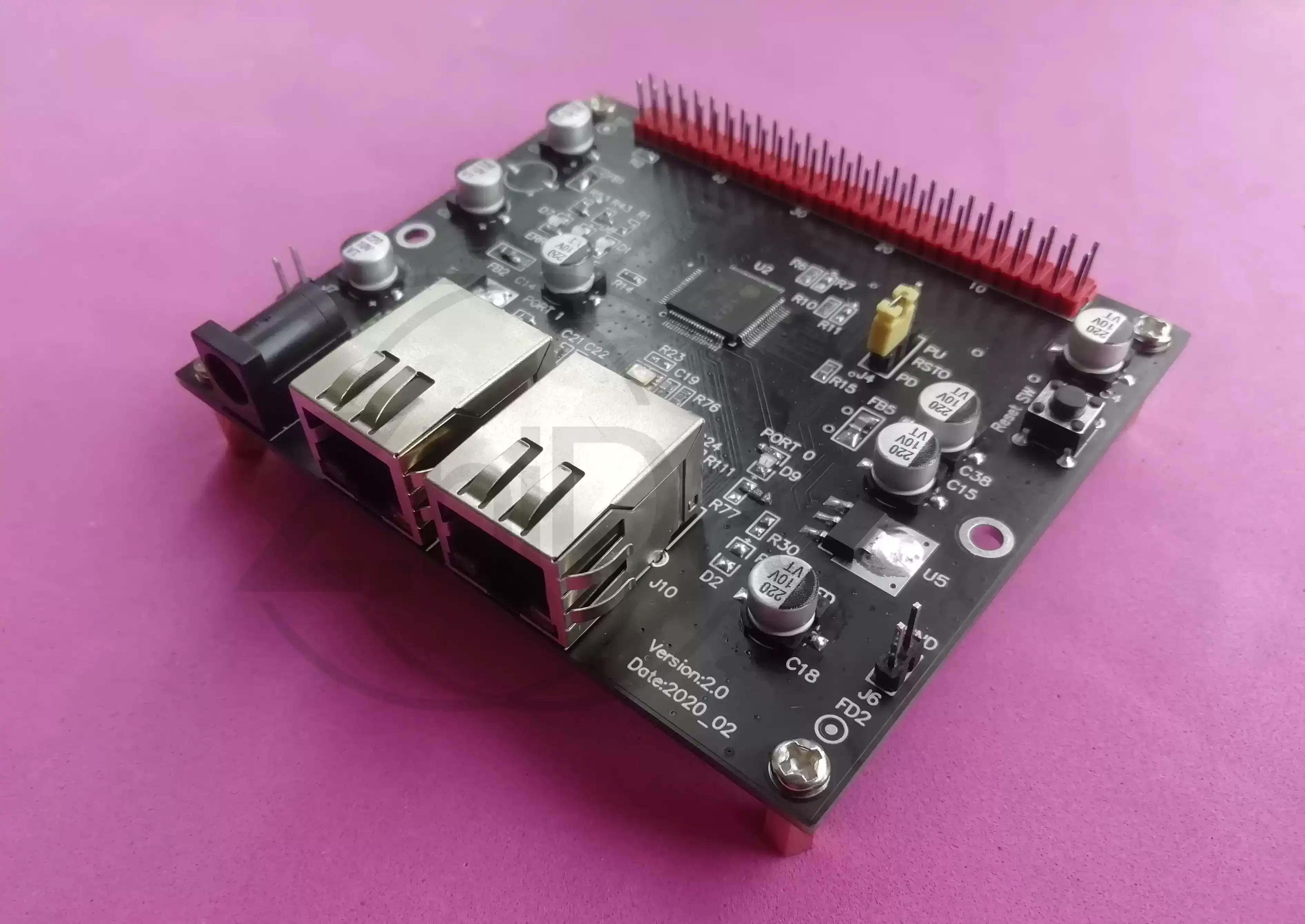 EtherCAT AX58100 Development Board, Slave Core Board with IO Test Base Board, Industrial Ethernet Kit