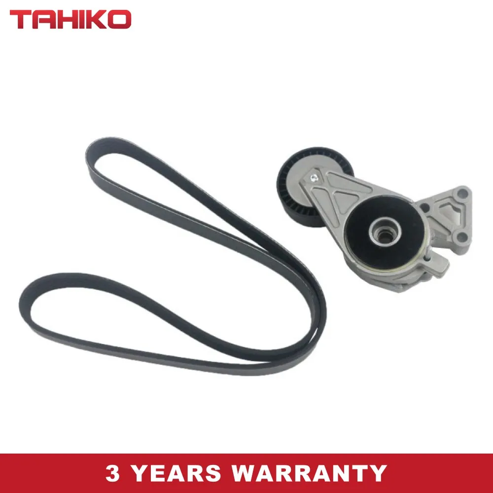 V ribbed belt kit Fit For Audi A3 8L1 1.6 TT 8N3 T Roadster 8N9 1.8 T with 6PK