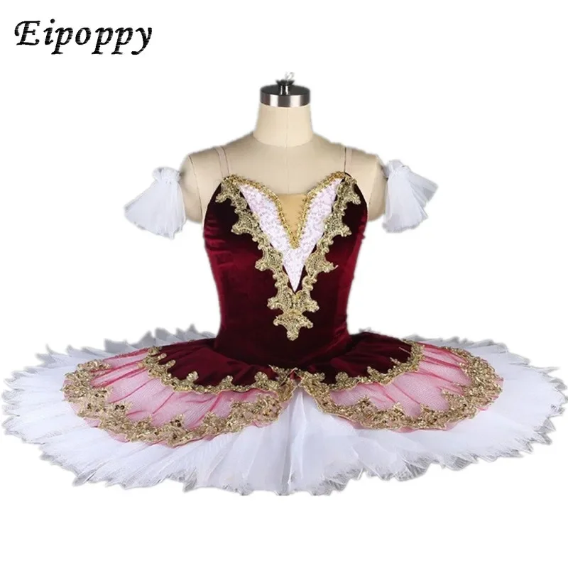 

Professional Children Ballet Dance Dress Performance Costumes Adult Swan Lake Dance Tutu Gauze Dress Sleeping Beauty