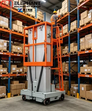 Versatile Aluminum Mast Lifts Combine Maneuverability And Stability For Efficient Operation In Warehouses And Industrial