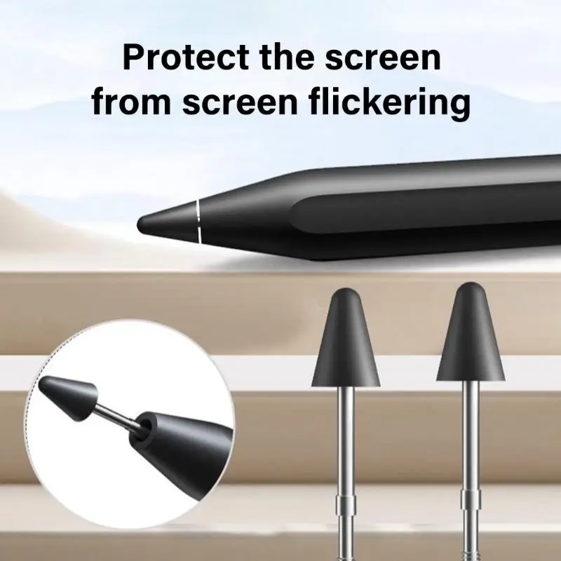 고 응답 성 스타일러스 교체 팁 포커스를위한 스크래치 저항 표면 스크래치 스크래치 표면 스타일러스 패드 매끄럽게 쓰기 경험