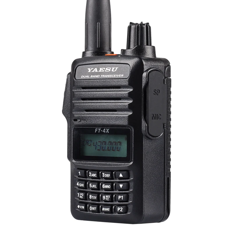 YAESU FT-4XR VHF/UHF Dual Band FM Handheld Transceiver Compact Portable Walkie-Talkie
