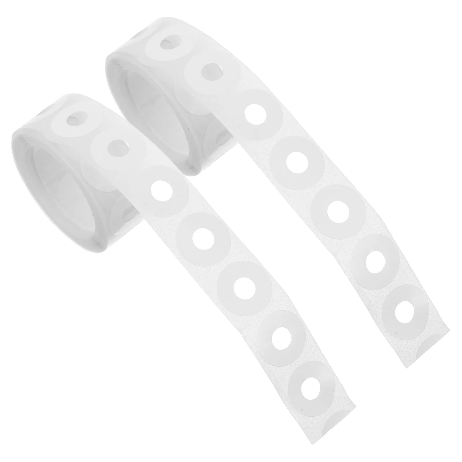 

500pcs White Round Pvc Hole Reinforcers Self-Adhesive Protectors For Paper Punch Pages Office School Supplies