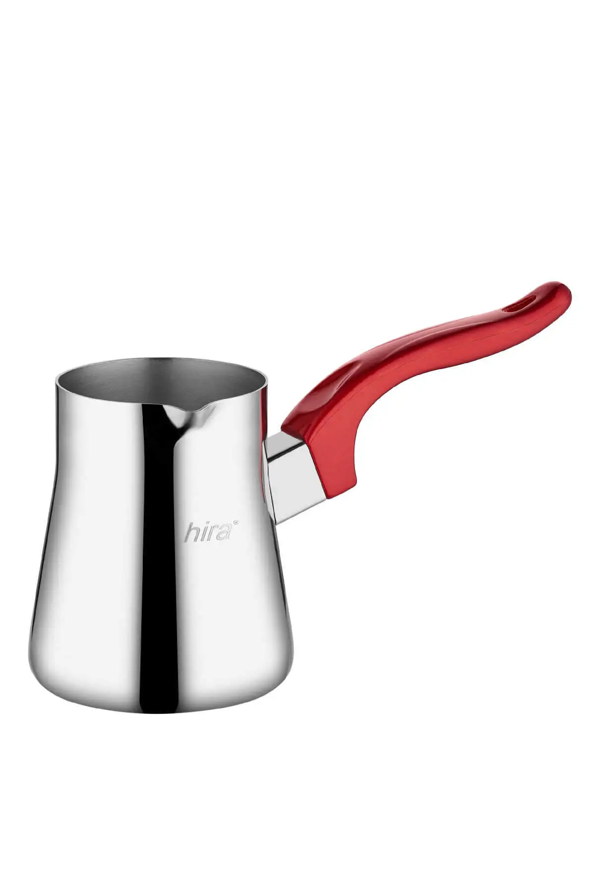 Steel Coffee Pot 4 No-Red Bakelite Handle 4 Fincanlık