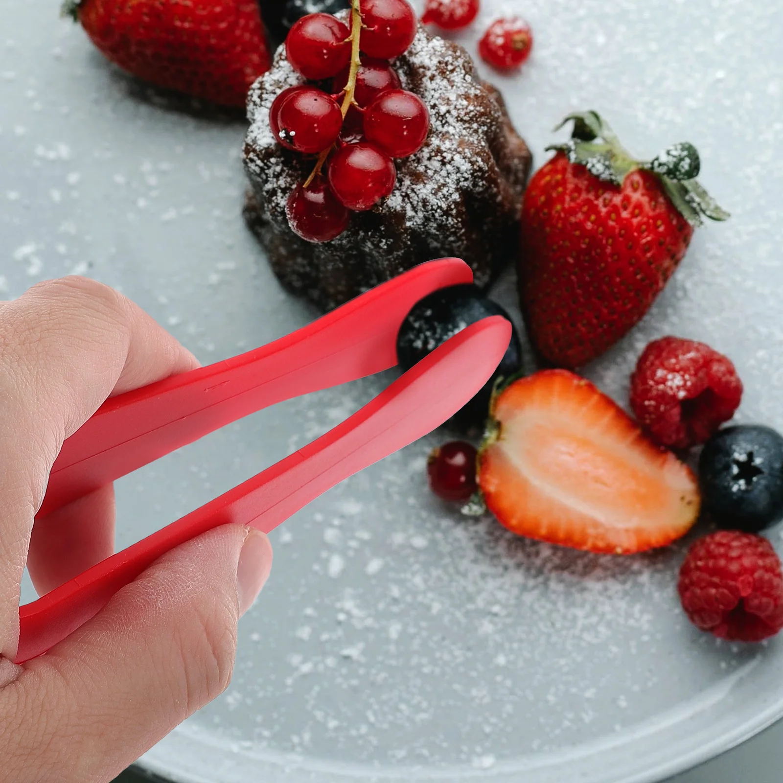 

5 Pcs Baking Clips Toy Emulation Simulation Mini Role Play Beads Plastic Kids Toy Clamps Safe ABS Material Rounded