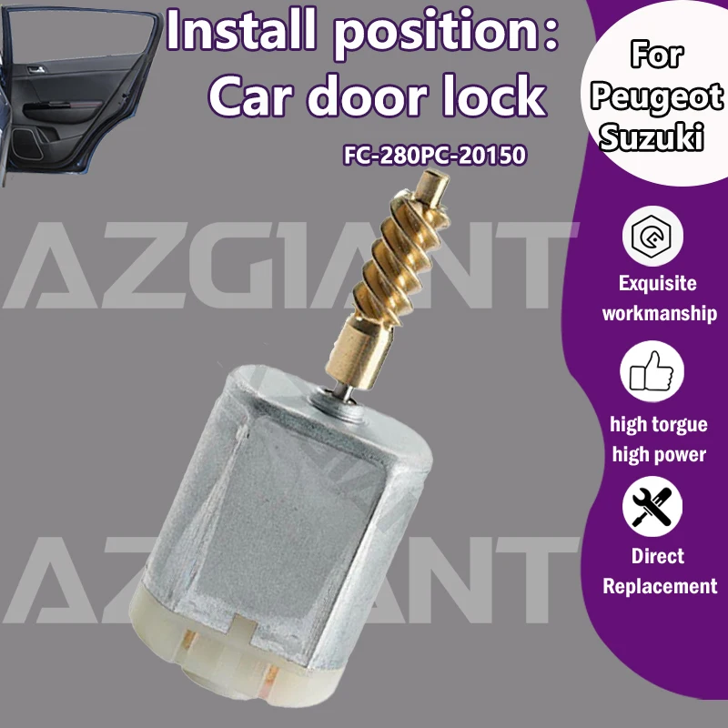 

FC-280PC-20150 Car Central Door Lock Motor 12V DC For Peugeot 107 MK1/Suzuki Grand Vitara XL7/Jimny Tailgate 101528-0680 parts
