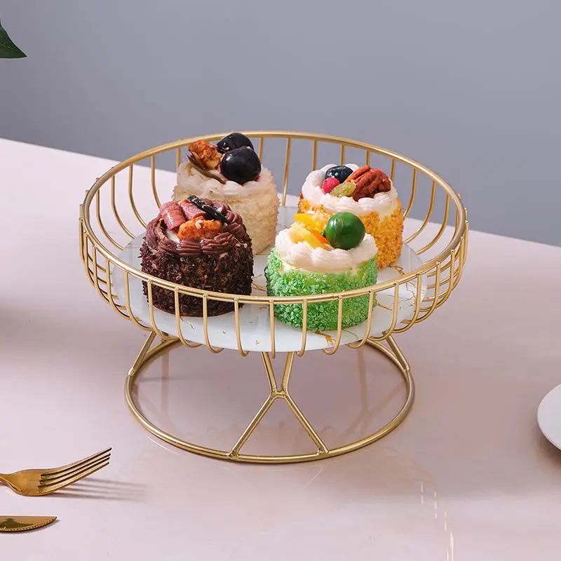 وعاء فواكه وحامل حلوى أوروبي أنيق، صينية تقديم متعددة الطبقات لغرفة المعيشة وشاي بعد الظهر #3
