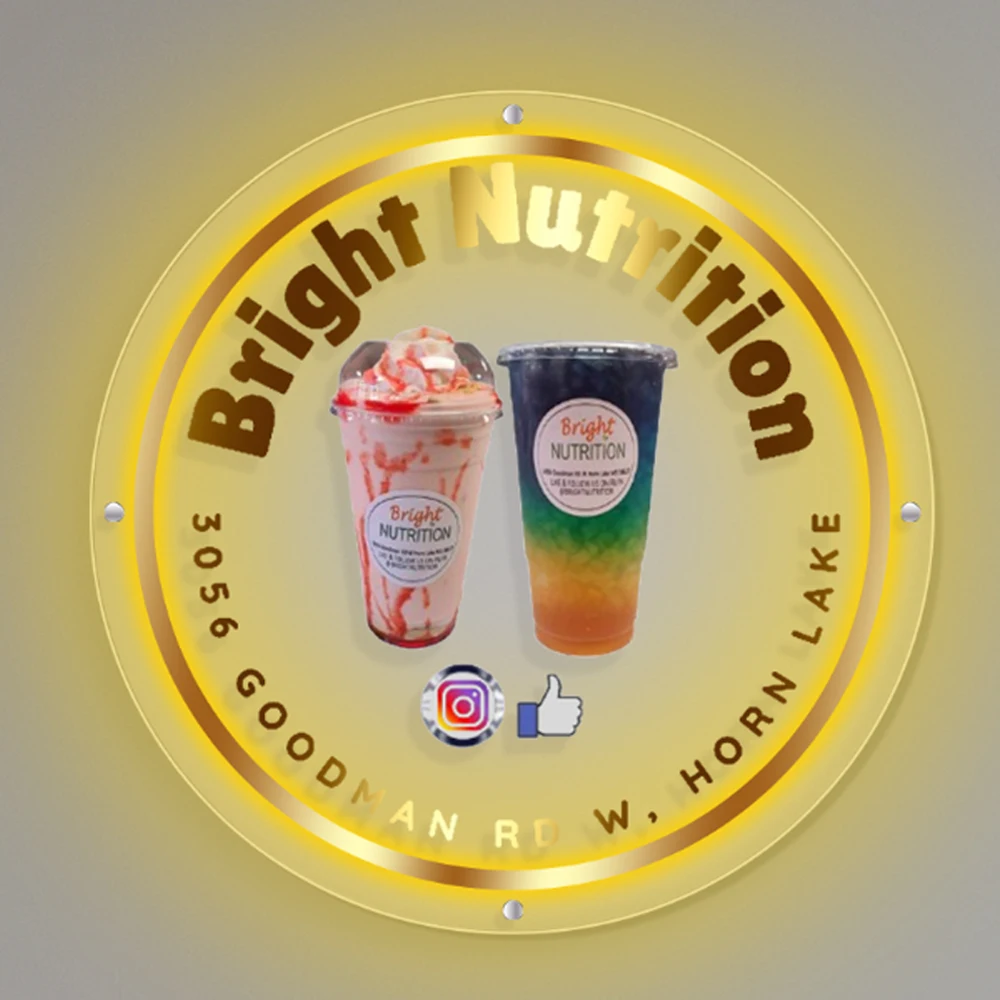 

Custom Nail Backlit Logo Signs for Business Wall Floating Metallic LED Wall Shop Name Sign Personalized Large Dimmable Remote