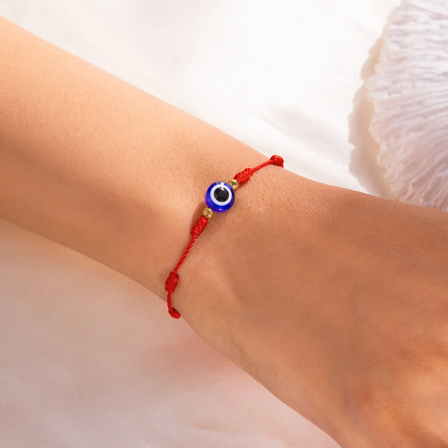 Neues Design 10 Stil Glück rotes Seil blau bösen Blick Armbänder für Frauen handgemachte geflochtene Paar Armbänder Amulett Freundschaft Schmuck – Detail 6