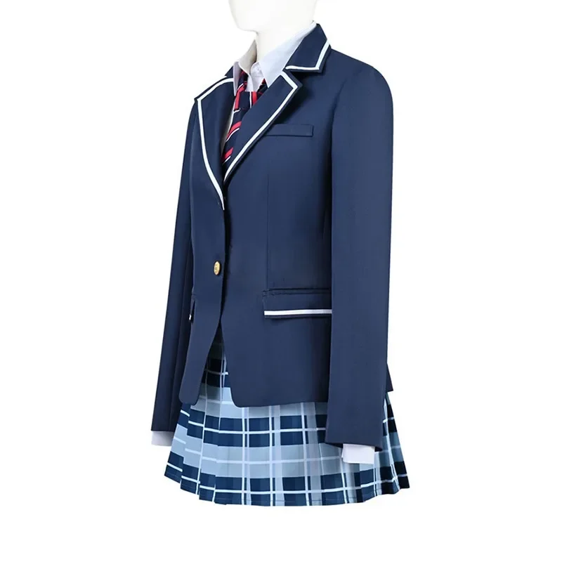 Wonderlands×Showtime Kusanagi Nene Shiraishi An cosplay costumes Colorful Stage Feat School Uniform Role Play Suit Wig For Women
