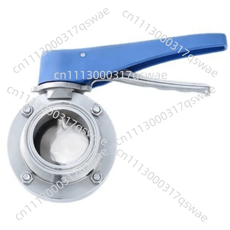 304 Stainless Steel Duckbill Quick Install Butterfly Valve  Sanitary Manual Clamp Type Valve