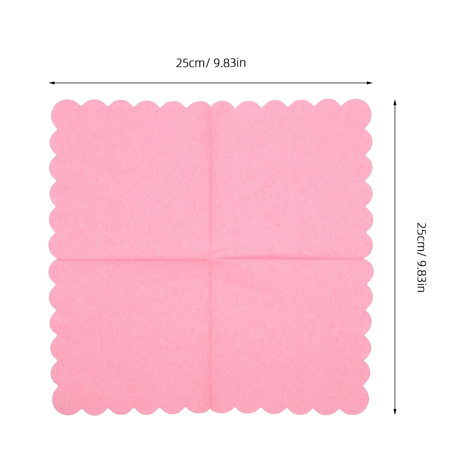 100 قطعة مناديل ورقية متدرجة وردية للاستعمال مرة واحدة أنيقة للحفلات مناديل عشاء كوكتيل لحفلات الزفاف وأعياد الميلاد