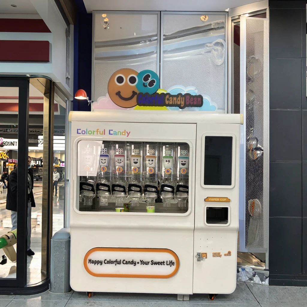 2025 Commercial Smart Candy Vending Machine | 24h Self-Service Jelly/Chocolate Bean Dispenser, SDK-Enabled