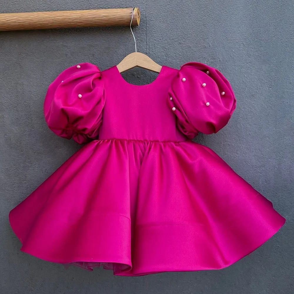 baby-kids-princess-satin-bow-pearls-flower-girl-dress-children-first-communion-dress-ball-gown-wedding-party-dress-birthday