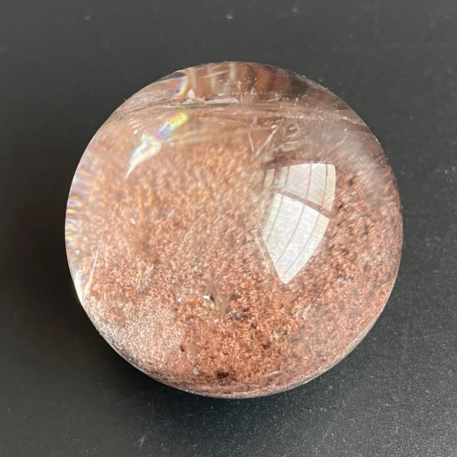 110g Natural Green Phantom Free Form Crystal Rock Decoration Rough Polished Quartz Stone Healing Z1051
