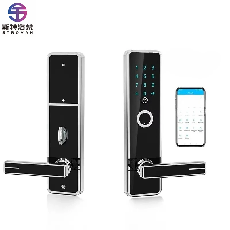 

Portable Electric Keyless Security Door Lock 60mm Backset Smart Safety for Travel & Hotel