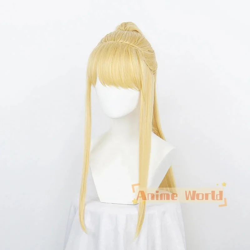 Fullmetal الخيميائي وينري روكبل شعر مستعار تأثيري هالوين الشعر الاصطناعية الحرارة