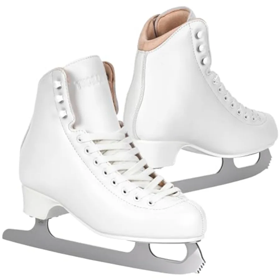 

Ice Skates for Women and Girls, Figure Skates with Premium Microfiber Leather, Stainless Steel Blades and Full-Fit Memory Foam