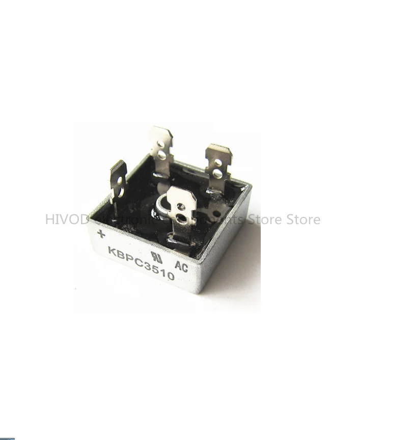 5PCS KBPC3510 KBPC3508 KBPC3504 KBPC3506 Round foot rectifier bridge stack 35A in-line DIP4 foot