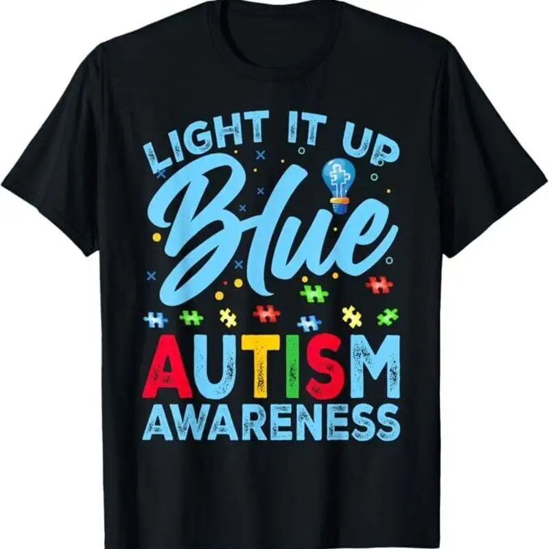

Футболка Light It Up Blue с аутизмом для мужчин, женщин и детей