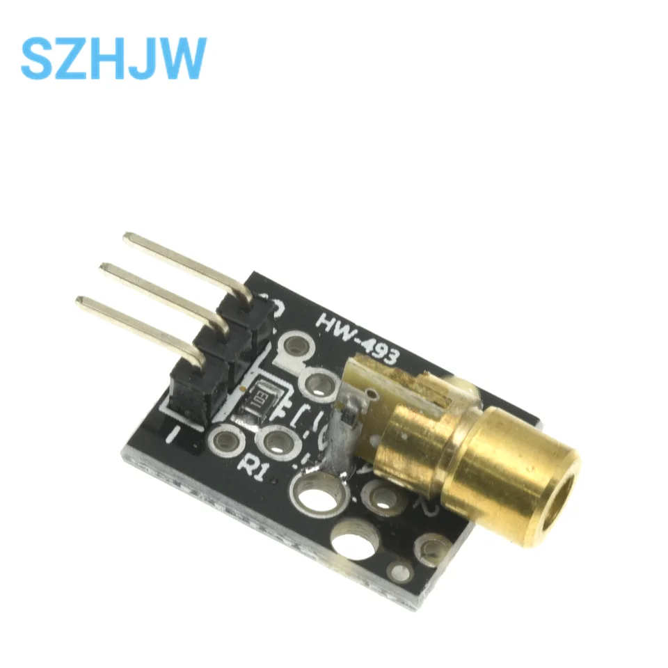 KY-008 3pin 650nm Red Laser Transmitter Dot Diode Copper Head Sensor Module for Arduino AVR PIC DIY Compatible with MEGA 2560