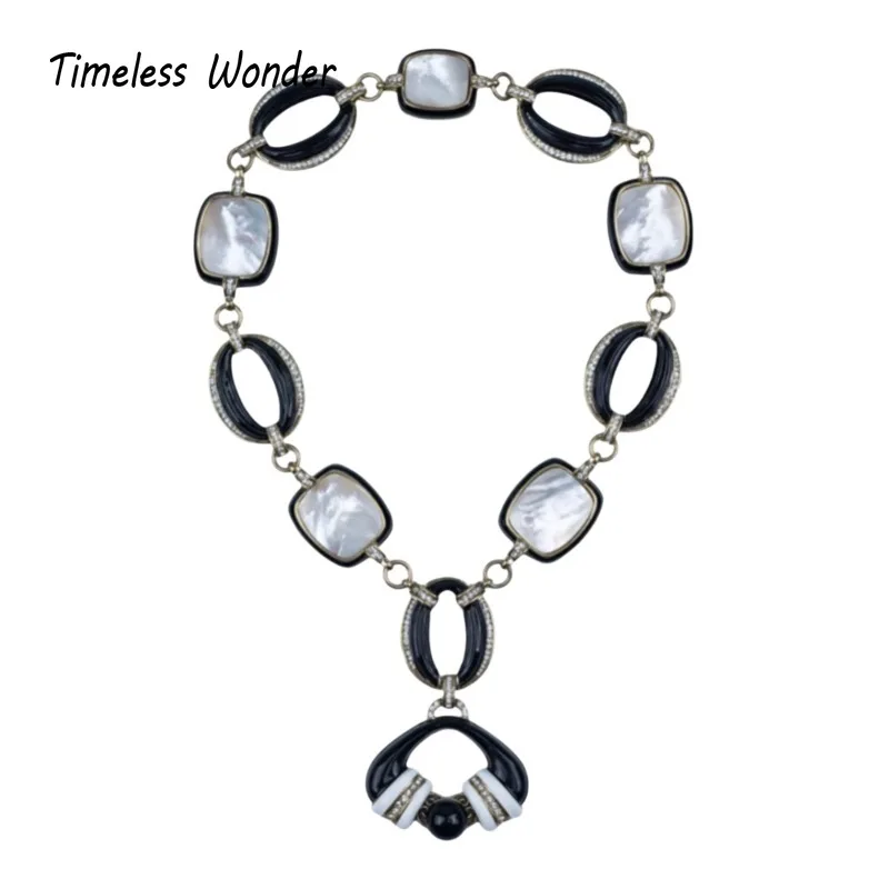 الخالدة عجب ريترو الزركون جيو تمهيد قلادة المرأة مصمم غرامة مجوهرات حلوة نادرة العصرية أنيق هدية 7524 #1