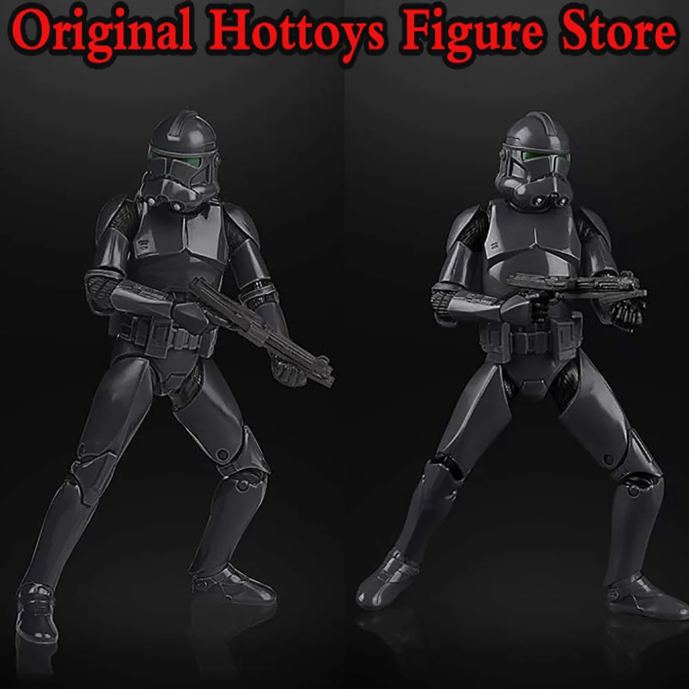 In Stock 1/12 Scale Male Soldier Star Wars Black Elite Soldier Full Set 6-inch Action Figure Model Fans Gifts Collection