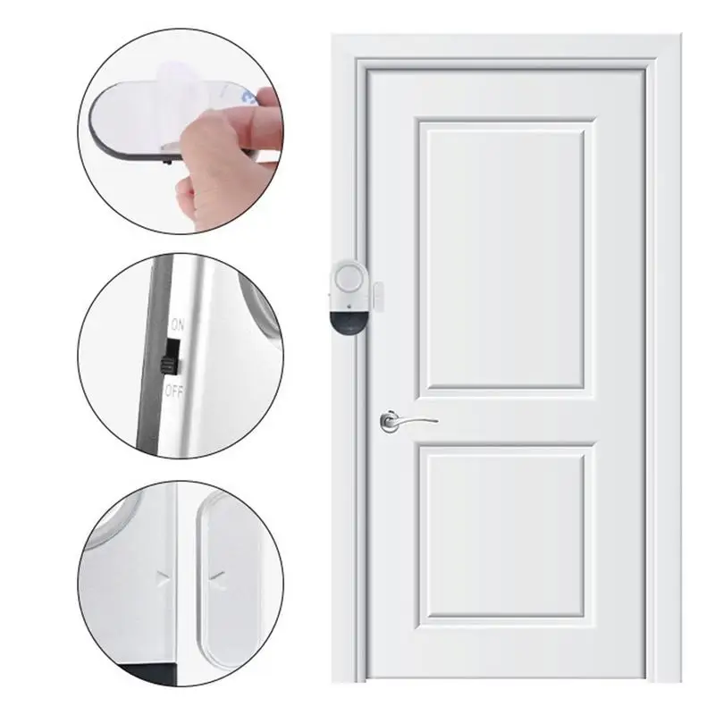 Door Chime Alarm Magnetic Sensor Door Window Alarm For Kids Magnetic Alarm Door Sensor Door Ringer Chime Entry Alert Chime For