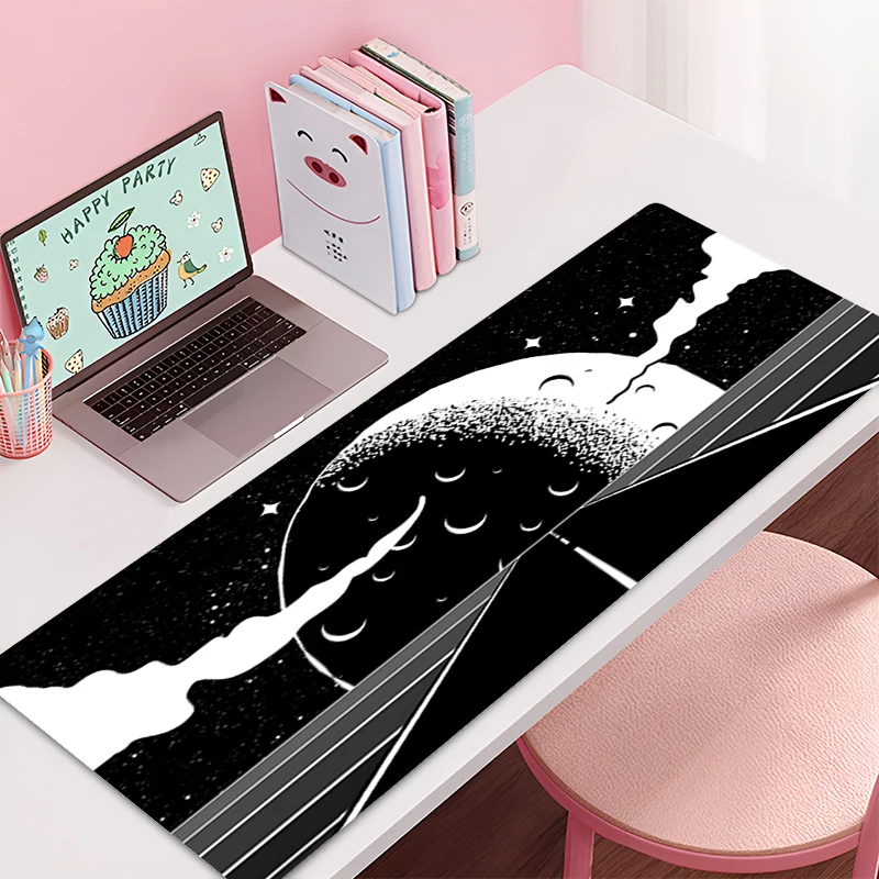 

Mouse Pad Deskmat Laptop Office Mousepad Desk Anime Starry Universe Decor Extended Mouse Pad Pc Keyboard Mat Oversize Desk Pad