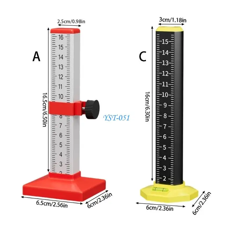 E15A Accurate Leveling Tool Zinc Alloy & ABS Level Instrument for Tile Installation