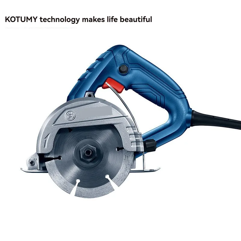 This GDC140 high-power portable stone cutting machine is equipped with a 1400W pure copper motor, featuring strong power, fast h