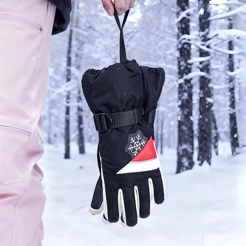 

Ski Gloves for Men Women C40 Premium Cotton Outdoor Waterproof Warm Gloves Durable, Slip-Resistant Windproof Cold-Resistant