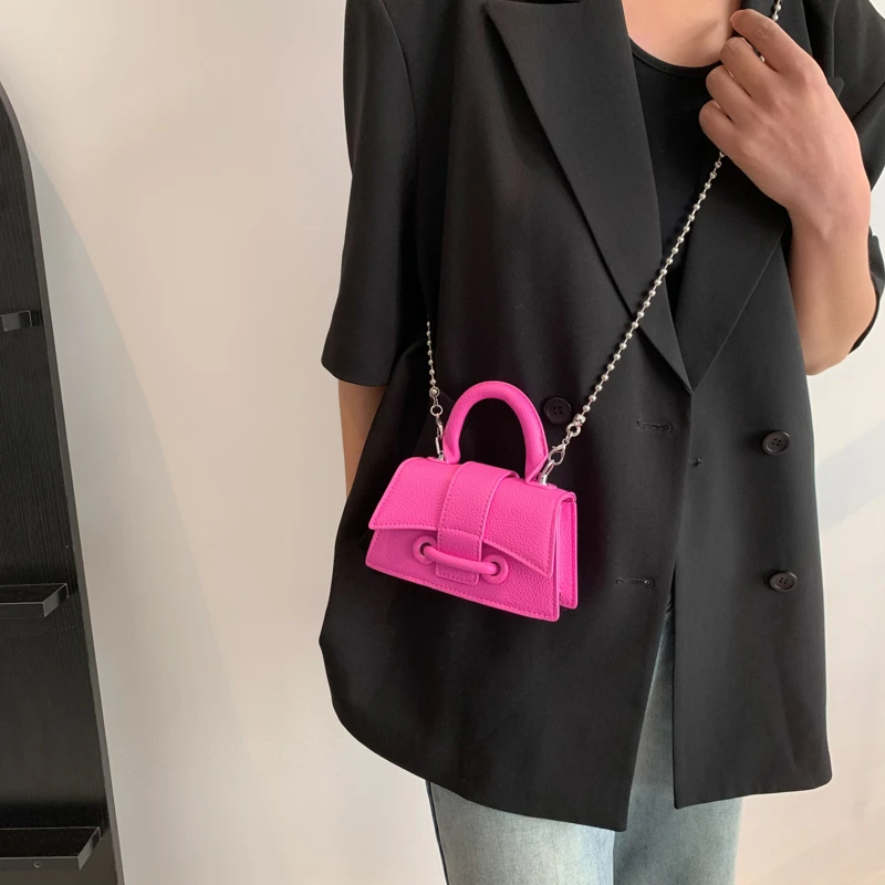 Designer Bag Mini Crossbody Bag For Women 2023 New Trend Phone Purse PU Leather Ladies Handbag Summer Messenger Bag Black