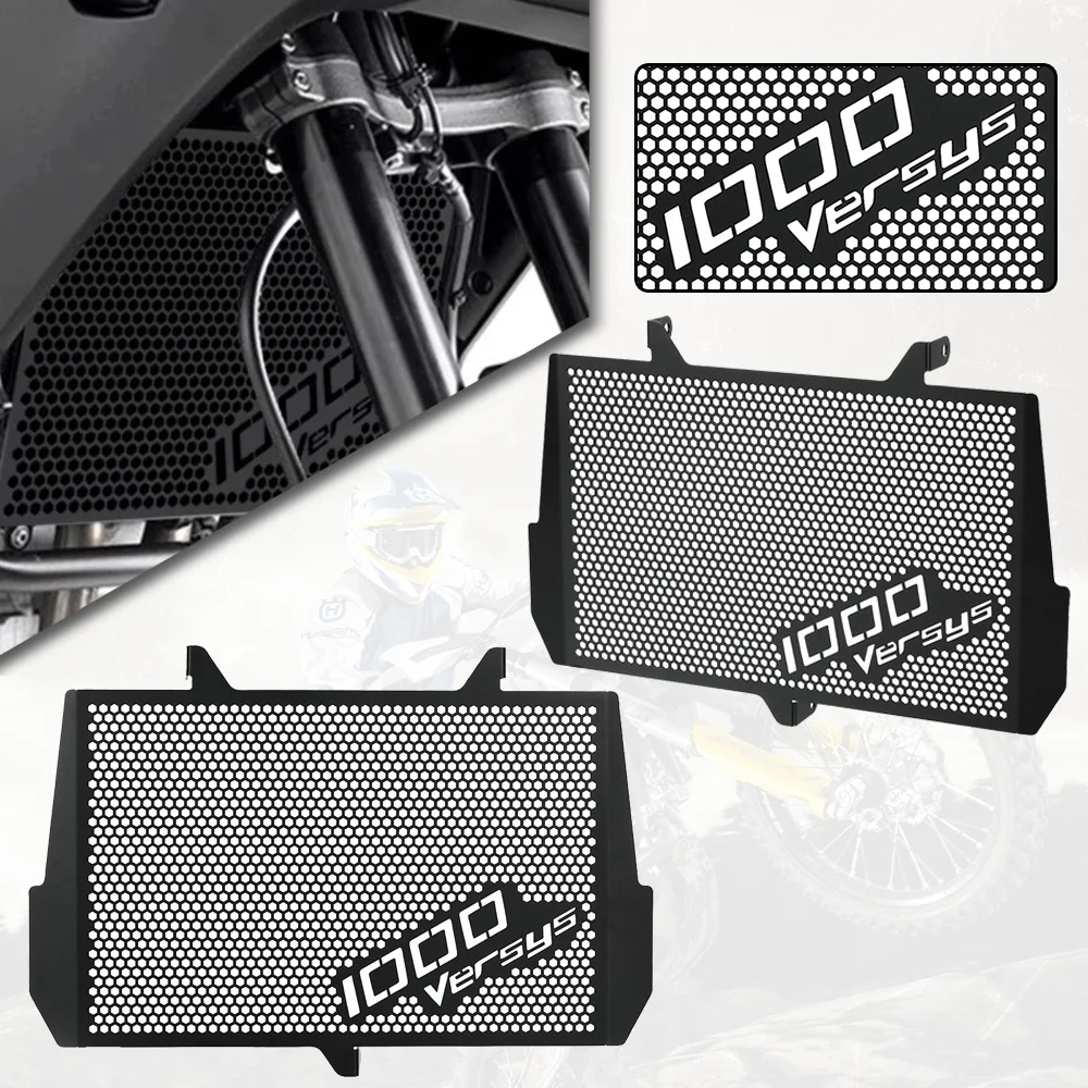 

2025 2024 FOR KAWASAKI VERSYS1000 KLZ1000 2013-2023 Motorcycle Radiator Grille Grill Guard Protector Cover KLZ VERSYS 1000 SE LT