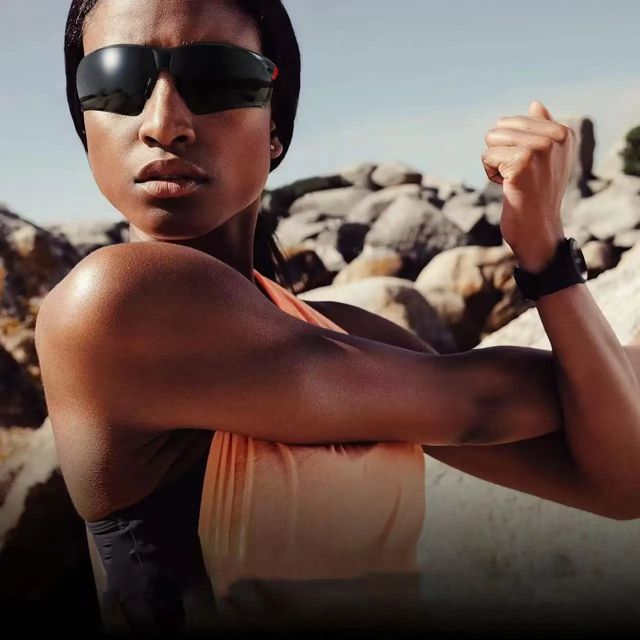 48-73-2000 透明保護メガネ、耐衝撃性二重コーティングレンズ、耐摩耗性ハードコーティングゴーグル