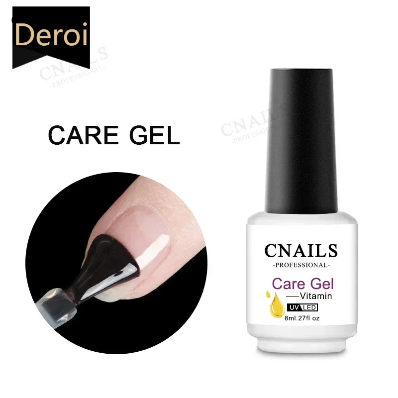 Base Coat Primer Gel Nail Polish 8ml Varnish UV Armor Glue Reinforce Nail Art Nail Polish Semi Permanent Glitter Extension Glue