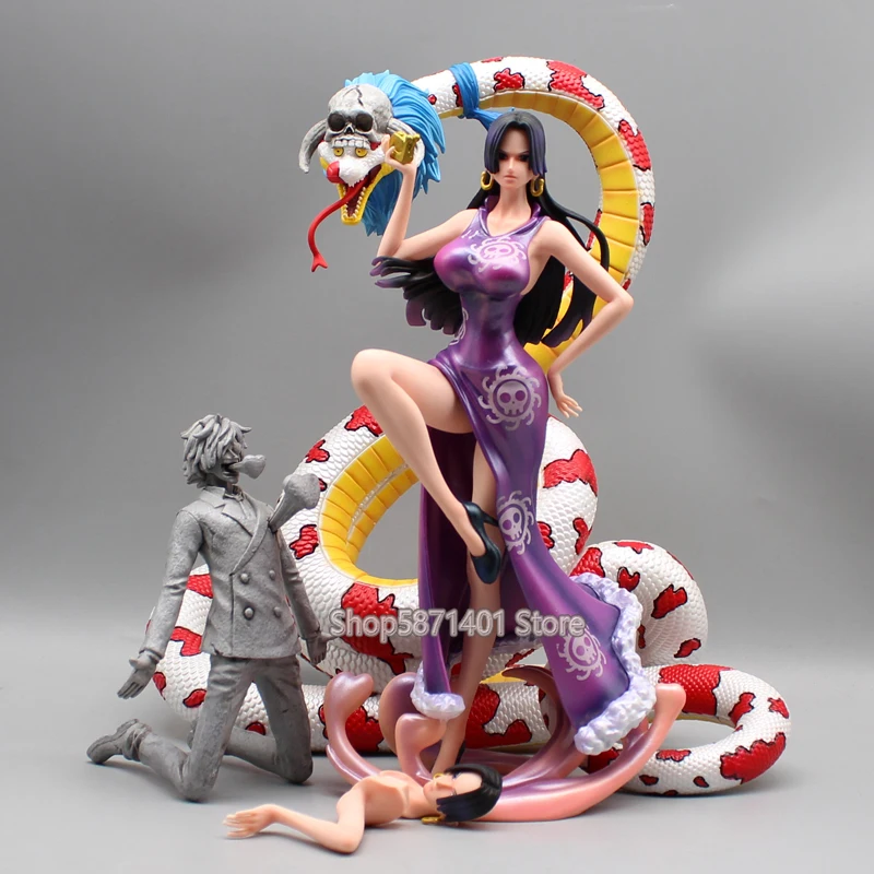 One Piece Figures Boa·Hancock Action Figures Double Headed Snake Lady PVC Anime Collection Model Toys Birthday Gifts