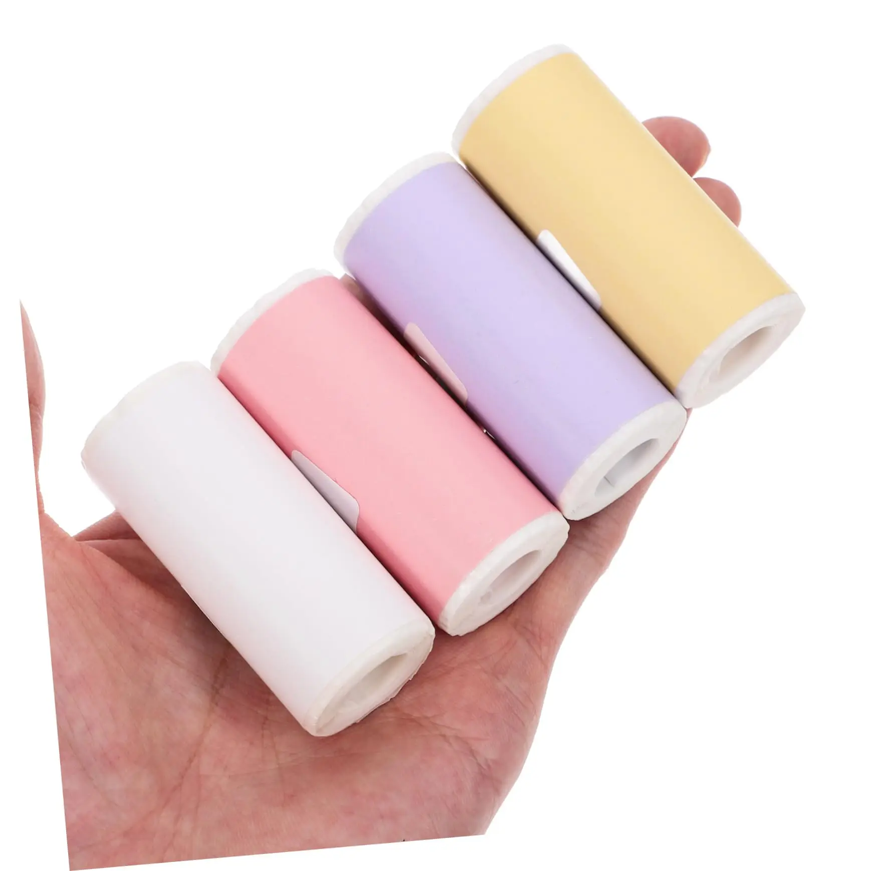 57mm Color Sticker Thermal Paper Rolls Self-Adhesive Label/Photo Paper for Mini Printers PeriPage/PAPERANG/Poooli Photo Printing