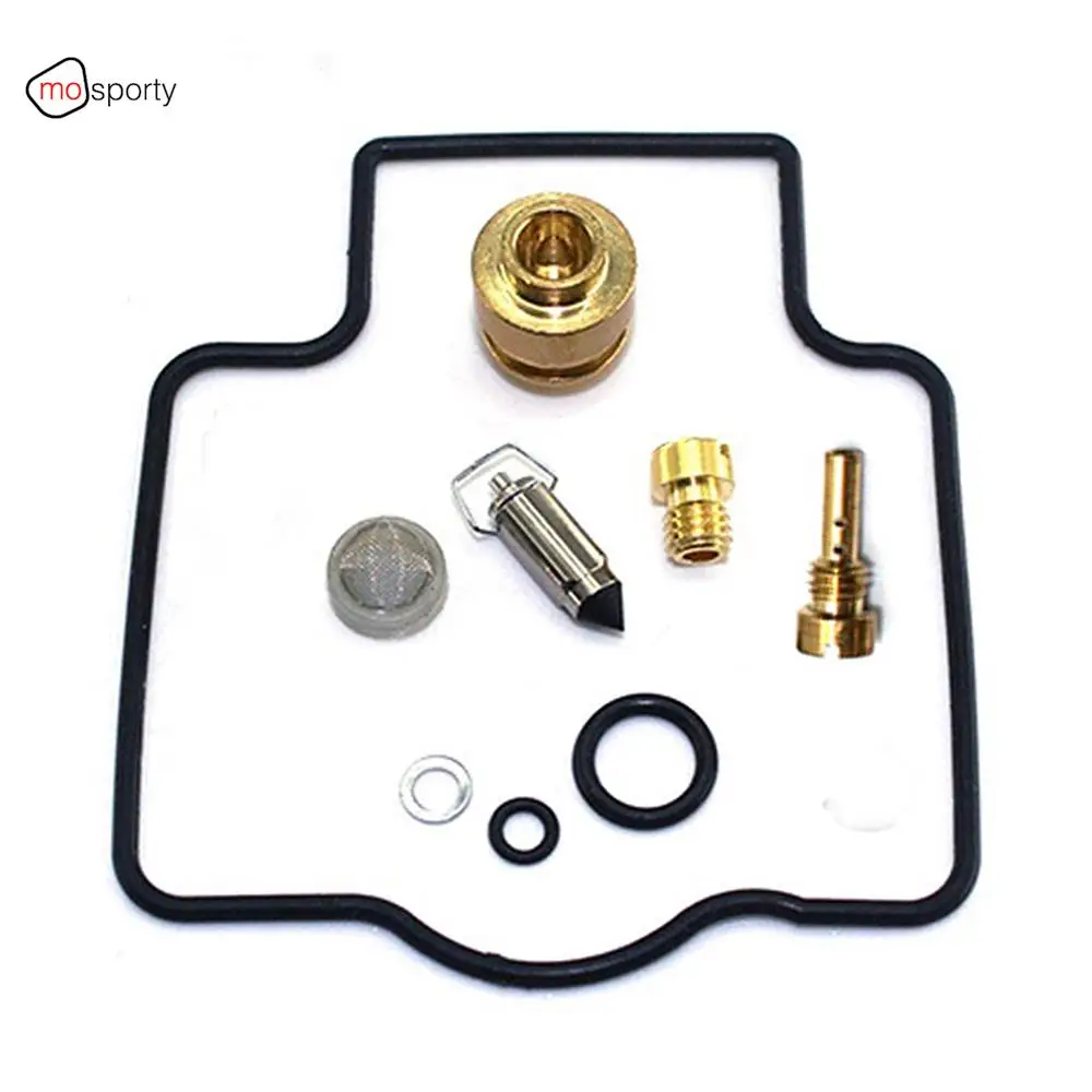 Carburetor Repair Kit Rebuild Seal Float Valve Pilot Screws for Kawasaki ZX1100C ZX1100D ZZR1100 Ninja ZX-11 ZX ZZR 1000 C D