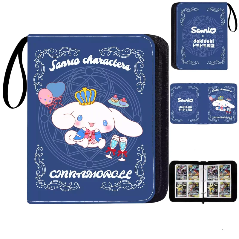 Kuromi My Melody Pochacco Pudding Dog Card Collection Photo Album Loose-Leaf Zipper Business Card Holder Children's Fashion Gift